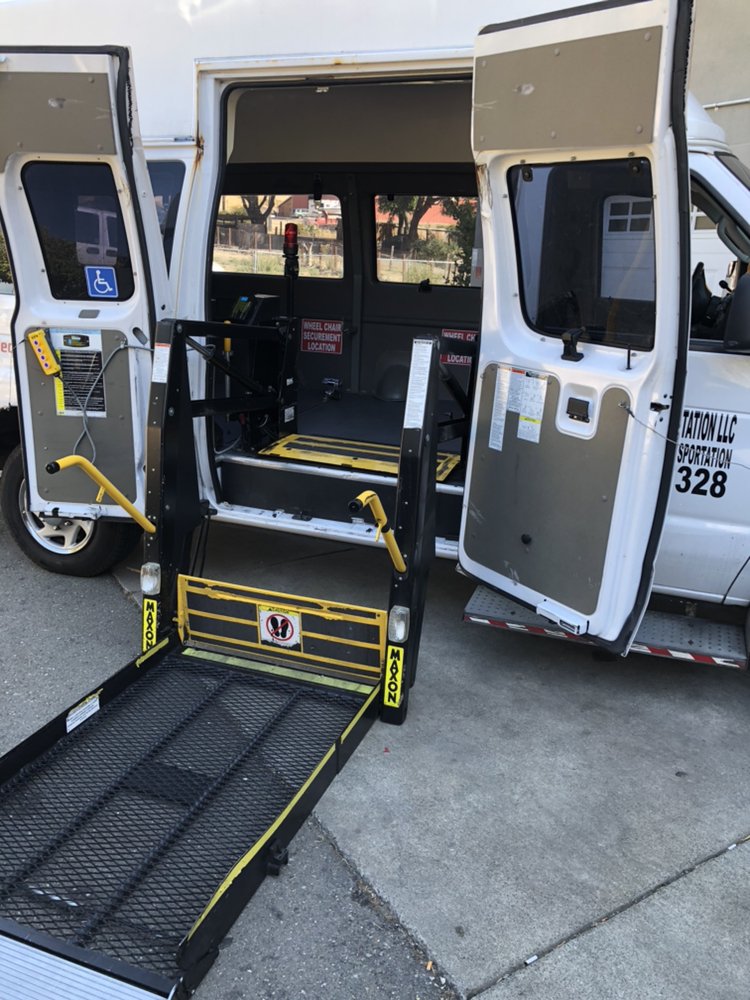 First Aid Transportation van at facility