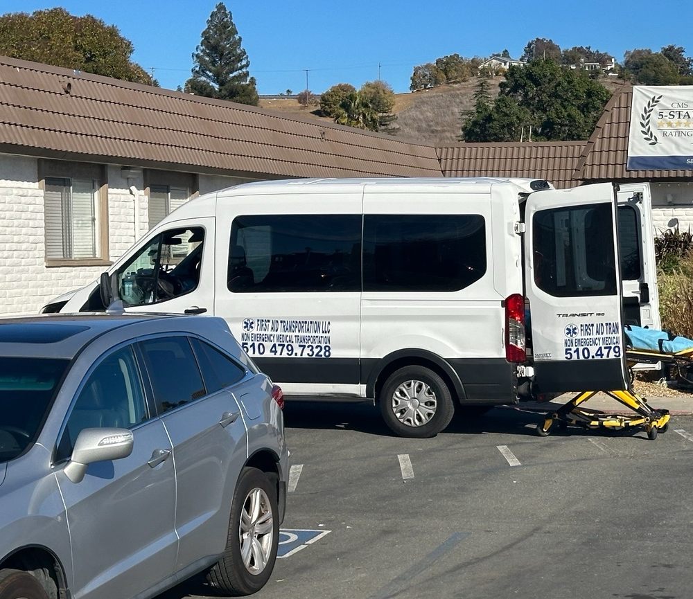 Wheelchair lift equipped van