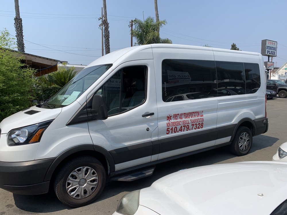 First Aid Transportation van rear
